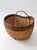 Vintage Large Wicker Gathering Basket For Sale - Image 14 of 15