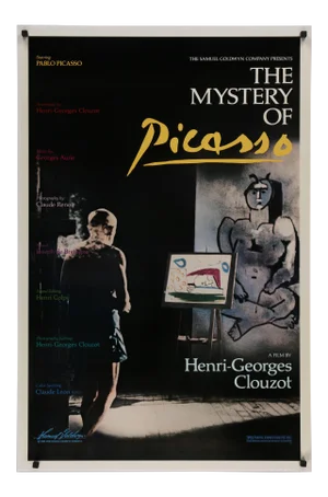 1986 "Mystery of Picasso (Le Mystere Picasso)" Movie Second Release Poster