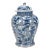 Large 20th Century Guangxu Chinese Export Porcelain Blue & White Ginger Jar Vase and Cover For Sale