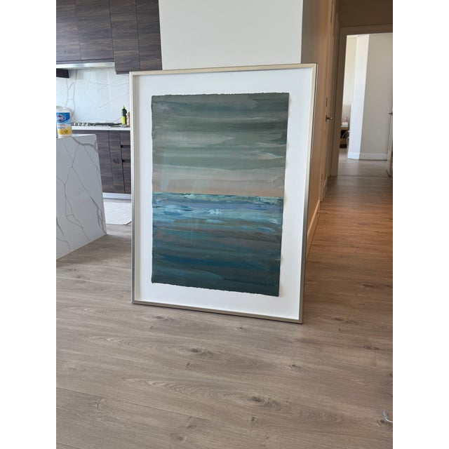 Large Sharon Strasburg Seascape Painting For Sale - Image 14 of 15