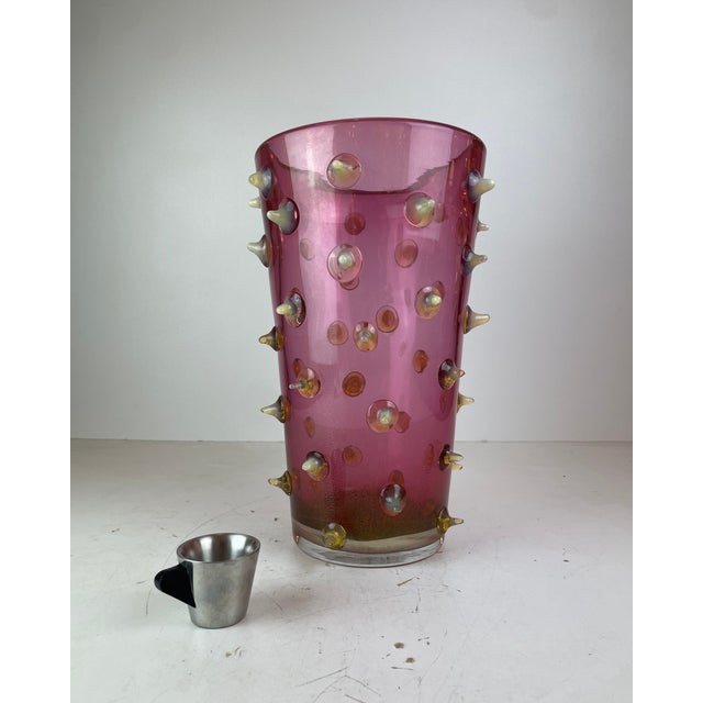 Thorn Spikes Murano Glass Vase by Pino Signoretto, Italy, 1990s For Sale - Image 16 of 18