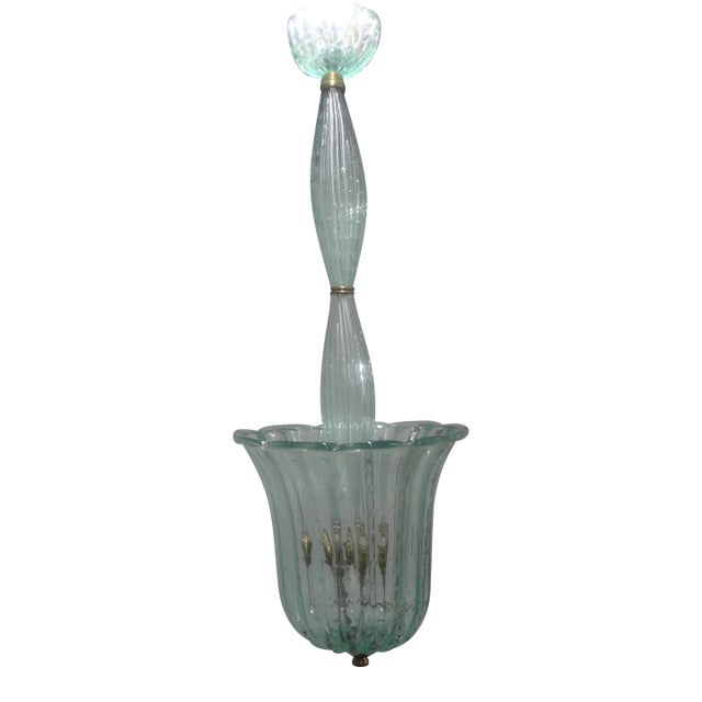 1970s Vintage Murano Glass Lantern by Barovier & Toso For Sale