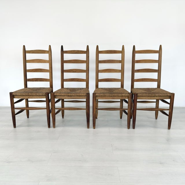Farmhouse French Farmhouse Dining Chairs – Set of 4 For Sale - Image 3 of 12