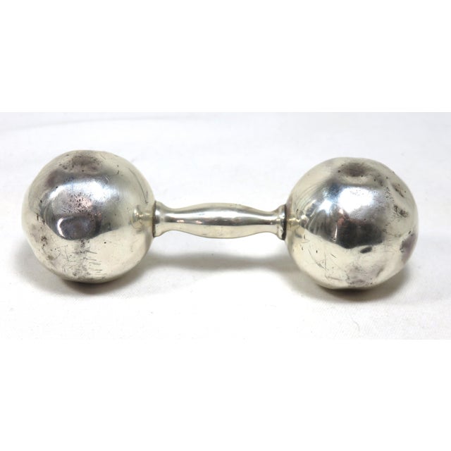 1970s Vintage Oversize Tiffany & Co. Sterling Silver Baby Rattle Chairish