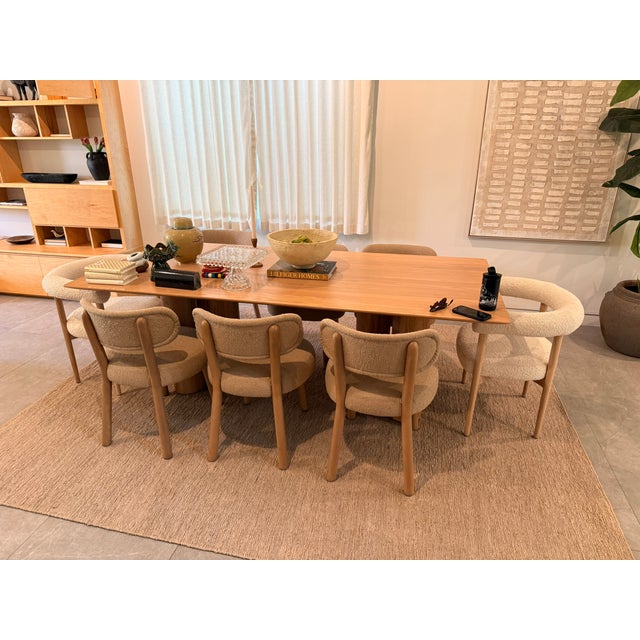 Maiden Home Reade 84" Dining Table in Pecan For Sale In Los Angeles - Image 6 of 11