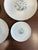 Mid 20th Century Royal Jackson Parisienne Black Floral Dinnerware Set, Service for 2 - 10 pcs For Sale In Oklahoma City - Image 6 of 8