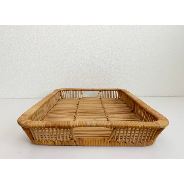 Rattan Tray by Artek Finland, 1960s | Chairish