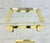 1980s Brass & Lucite Console Table by Charles Hollis Jones, Metric Collection, Signed. For Sale - Image 11 of 12