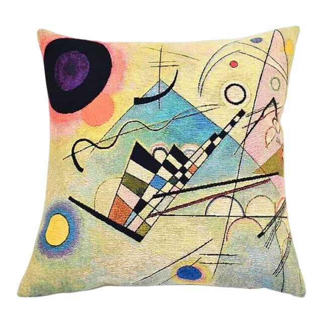 Kandinsky II Tapestry Cushion With Feather Filler - 46x46cm (18"x18") For Sale