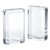 Carmac Crystal Glass Bookends, Set of 2 For Sale