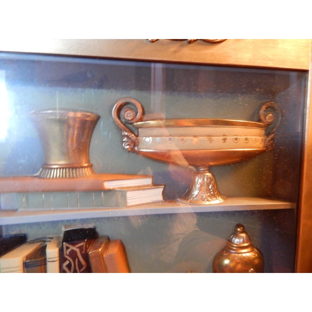 Boho Chic Mid 20th C. Turner MFG Co. 3 Dimensional Faux Shadow Box For Sale - Image 3 of 8