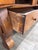 Antique Stout Furniture Co Tiger Oak Server Sideboard Buffet With Mirror For Sale - Image 10 of 13