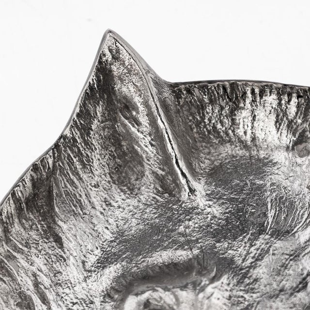 Silver Fox Head Dishes fom Asprey & Co., 1980s, Set of 4 For Sale - Image 6 of 12