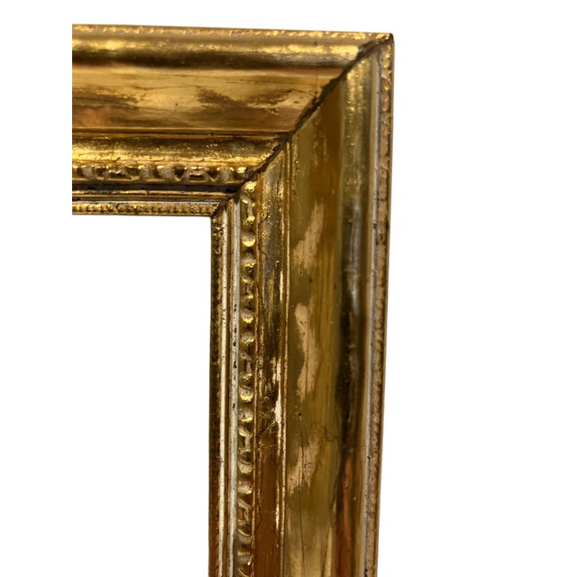 Antique Watercolor Etching of a European Village Street Scene Signed by v. Carre in a Gilded Frame For Sale - Image 11 of 18