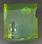 1960s Mid-Century Optical Light and Space Sculpture Green Lucite Cube Attributed to Roz Stroll For Sale - Image 9 of 12