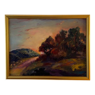 The Owl Knoll - An Original Oil Painting by Marina Movshina For Sale