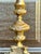 17th Century Italian Baroque Bronze Altar Candelabra Lamps, Marian Monogram - Pair For Sale - Image 4 of 6