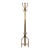 Antique Brass Coat Tree For Sale