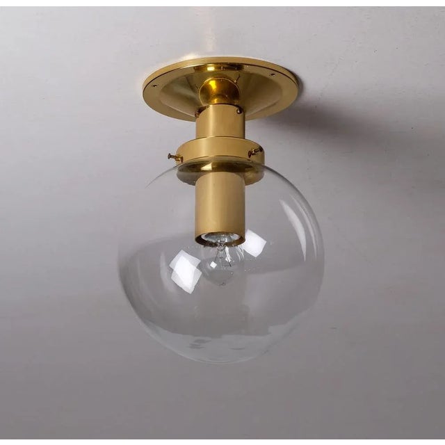 1970s Flush Mount Light attributed to Hans-Agne Jakobsson, 1970s For Sale - Image 5 of 7