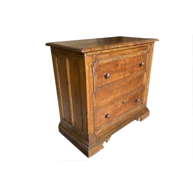 A terrific 17th century Arte Populaire Commode - Chest of Drawers from Northern Italy. Wonderfully constructed from poplar...