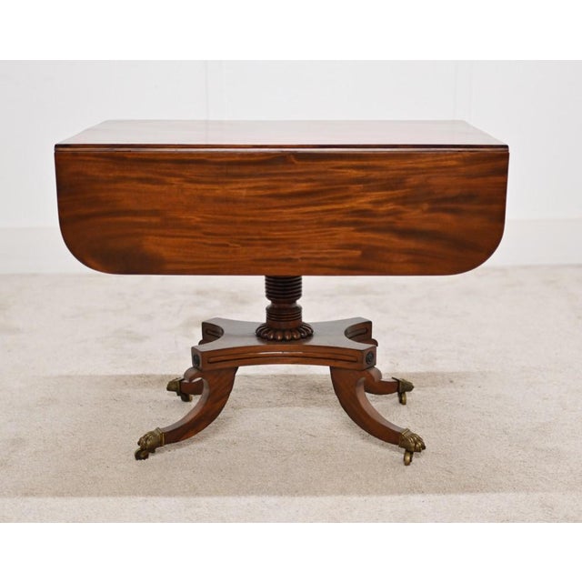 Hollywood Regency Regency Sutherland Table with Drop Leaf, 1820s For Sale - Image 3 of 16