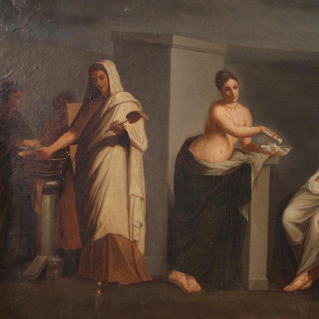 Mid 19th Century French Artist, The Aldobrandini Wedding, 1850, Oil on Canvas, Framed For Sale - Image 5 of 16