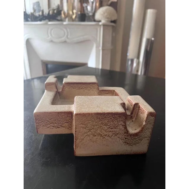 Mid-Century Modern Brutalist Ashtray by Roberto Rigon for Bertoncello, 1960s For Sale - Image 3 of 9
