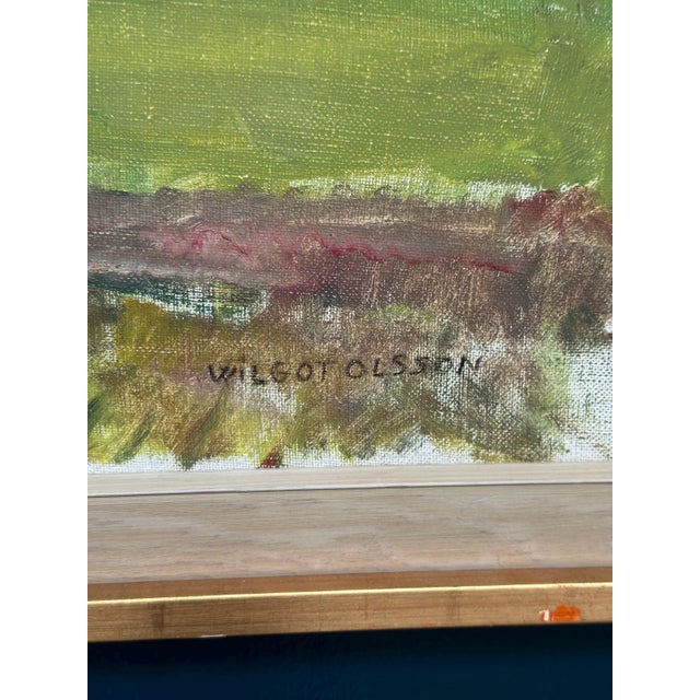 Wilgot Olsson, Orust, 1960s, Oil Painting on Canvas, Framed For Sale - Image 4 of 17