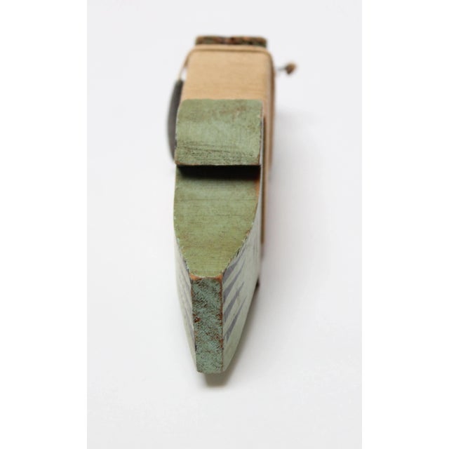 Folk Art Nantucket Island Ornamental Fishing Line "Fish" Spool Souvenir For Sale In New York - Image 6 of 13