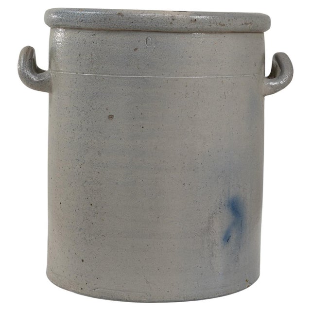 Stone Gray 1900s Belgian Ceramic Pot For Sale - Image 8 of 18