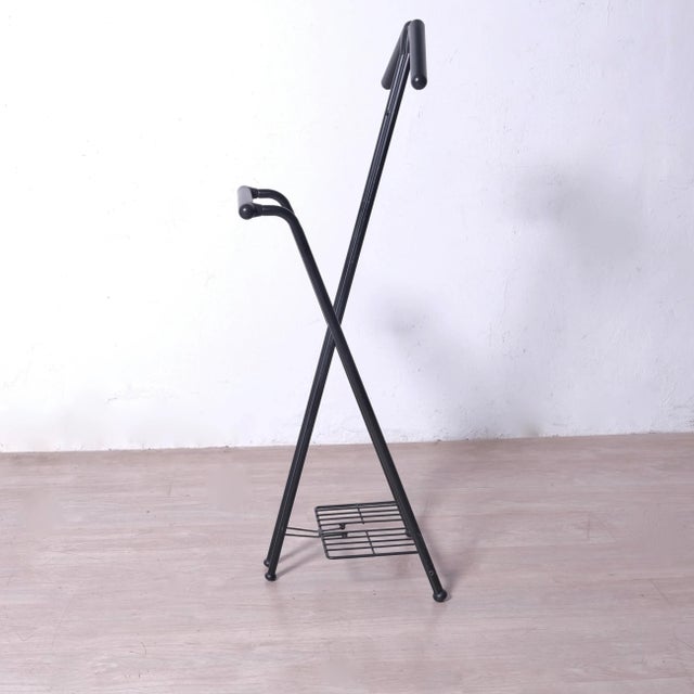 Metal Postmodern Clothes Stand, 1980s For Sale - Image 7 of 10