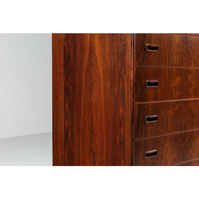 Large Scandinavian Chest of Drawers in Rosewood, Denmark, 1960 For Sale - Image 13 of 14