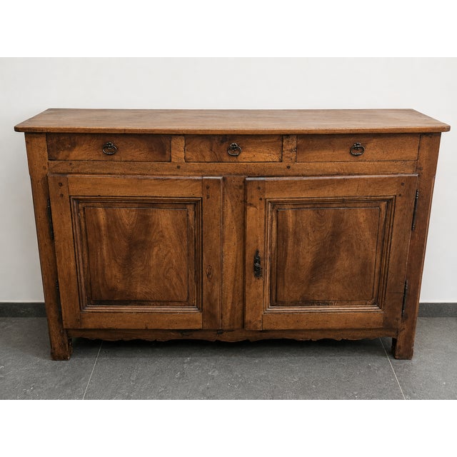 A very fine 19th-century French sideboard, crafted primarily from walnut, boasting a superb natural patina acquired over...