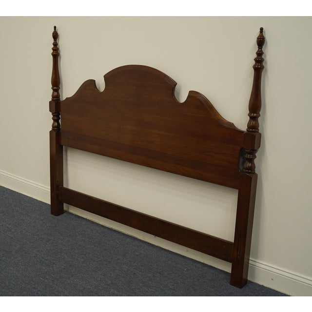 Vintage Traditional Pennsylvania House Solid Cherry Queen Headboard