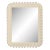 Fleur Home Carnival Krewe Rectangle Mirror in Delaware Putty, 24x36 For Sale