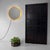 Distinctive round wall mirror by Hillebrand from the 1970s, featuring a characteristic acrylic frame and integrated...