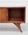 Brass Long + Low Mid Century Modern Walnut and Cane Credenza | Sculptural Kagan Style Wishbone Leg Sideboard, C. 1960's For Sale - Image 8 of 15