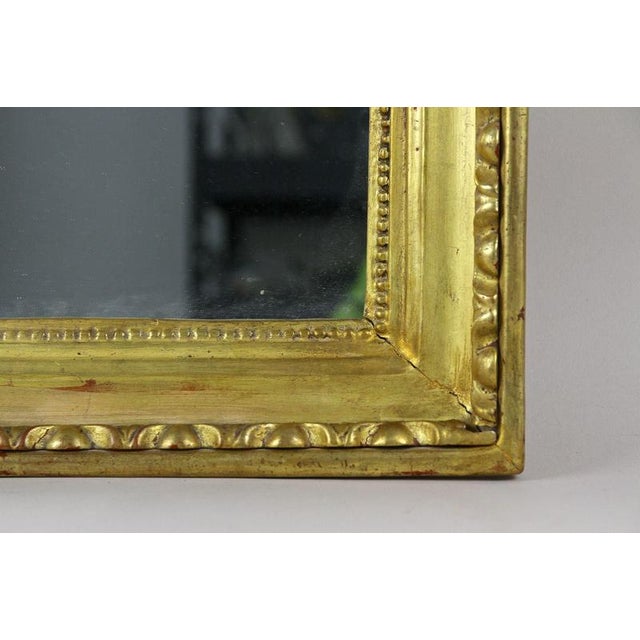 Biedermeier Gilt Wall Mirror with Bulls Eye Bars, Austria, 1830s For Sale - Image 6 of 18