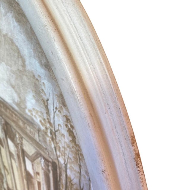 Italian Artist, Grisaille Compositions, Oil on Oval Canvases, 1800s, Set of 3 For Sale - Image 12 of 13