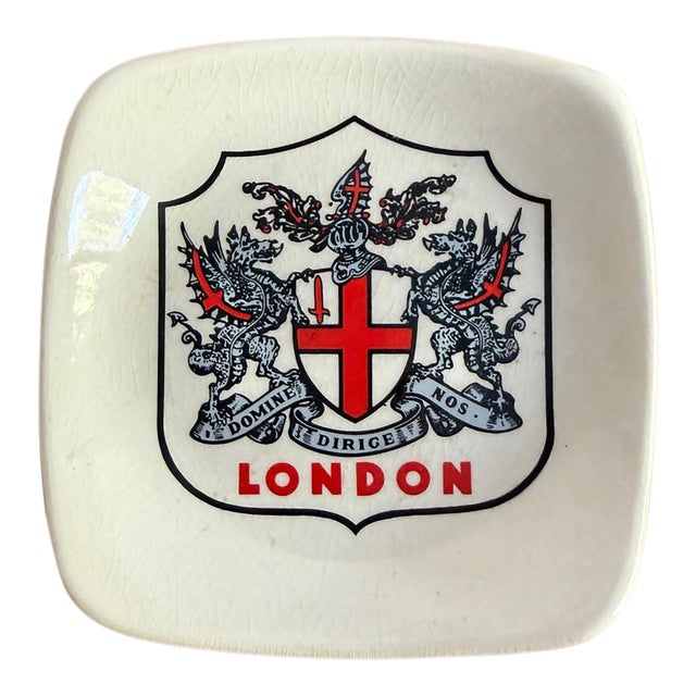 Midcentury Wade of England London Crest Catchall or Ashtray For Sale