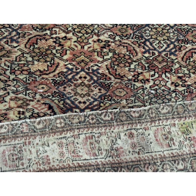Late 19th Century Antique Persian Farahan Rug 3'9" X 5’10” For Sale - Image 5 of 9