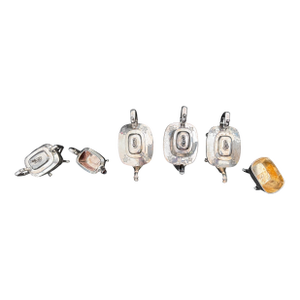 Late 19th Century Reed & Barton 5 Piece Silver Plate Lions Feet Tea Set #2405 1869- 6 Pieces
