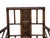 Vintage Brown Lattice Work Hexagonal Narrow Accent Armchair For Sale In San Francisco - Image 6 of 11