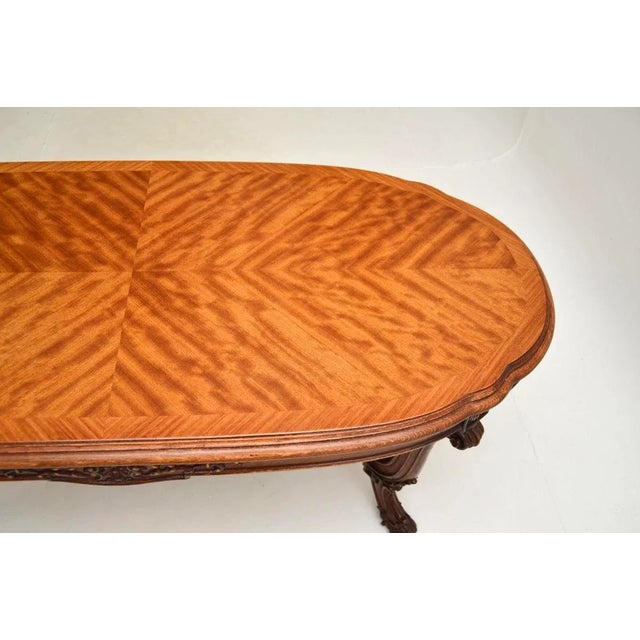 French Satinwood Coffee Table, 1920s For Sale - Image 6 of 9