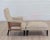 19th Century Napoleon III Square Back Armchair with Matching Footstool For Sale In Atlanta - Image 6 of 9