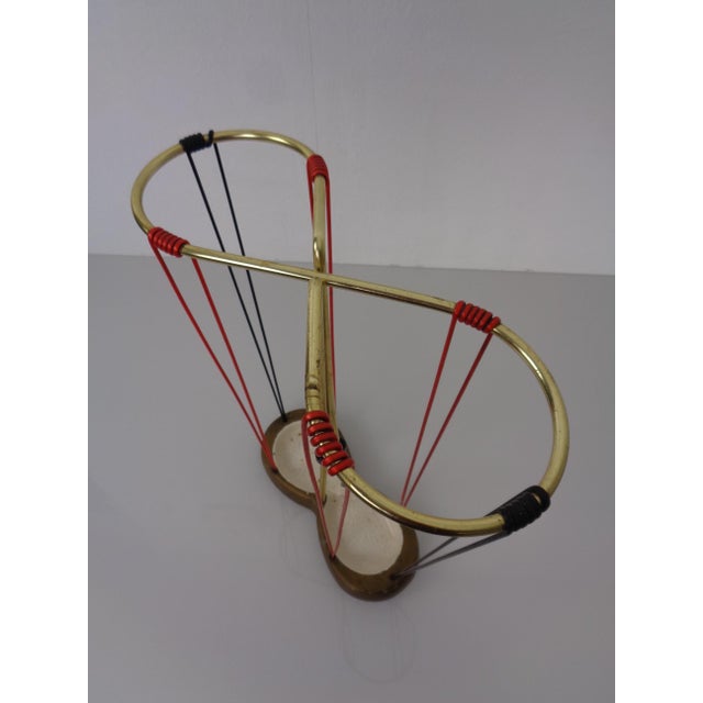 Mid-Century Modern String Umbrella Stand, Germany, 1950s For Sale - Image 4 of 18