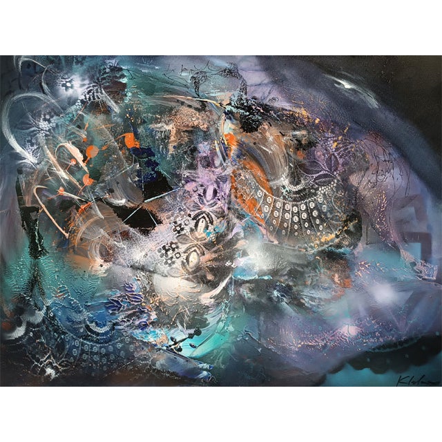 Ovidiu Kloska, the Beauty of Imperfection, Mixed Media on Canvas For Sale