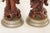 Vintage Pair Of Carved Hard Wood Chinese Figural Table Lamps With Brass Hardware For Sale In Philadelphia - Image 6 of 12