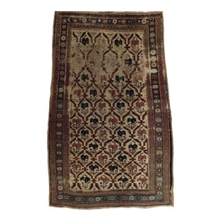 Early 20th Century Distressed Caucasian Shirvan Prayer Rug 3'x 5' For Sale