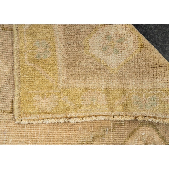 Turkish Mini Rug Oriental Hand Knotted Vintage Rug 1'6" x 2'11" #21242 For Sale In Houston - Image 6 of 8
